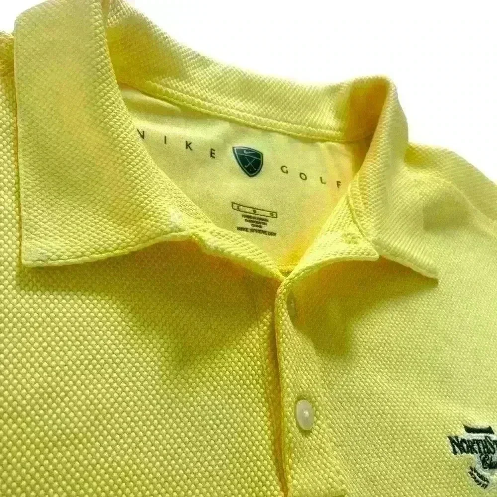 Nike Golf Men’s Yellow Golf Polo Size Large